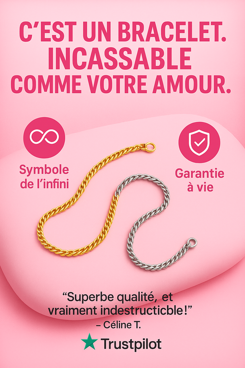 Bracelet infini pour couples - InfinitizLov