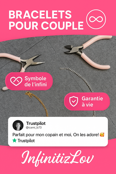 Bracelet infini pour couples - InfinitizLov